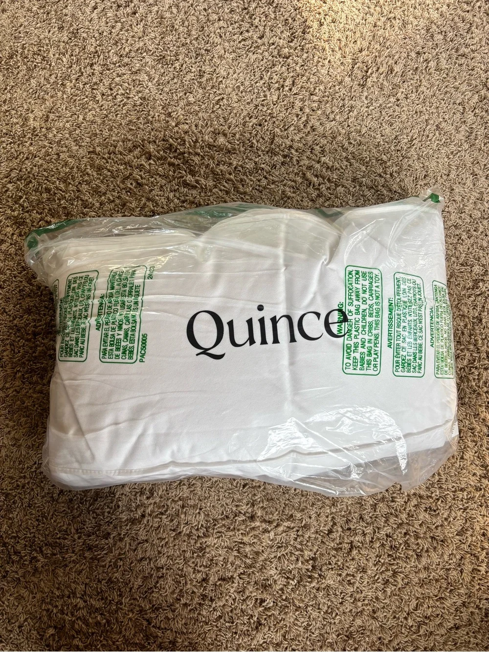 Quince LUXE Goose Down King Pillow Firm / Extra Firm